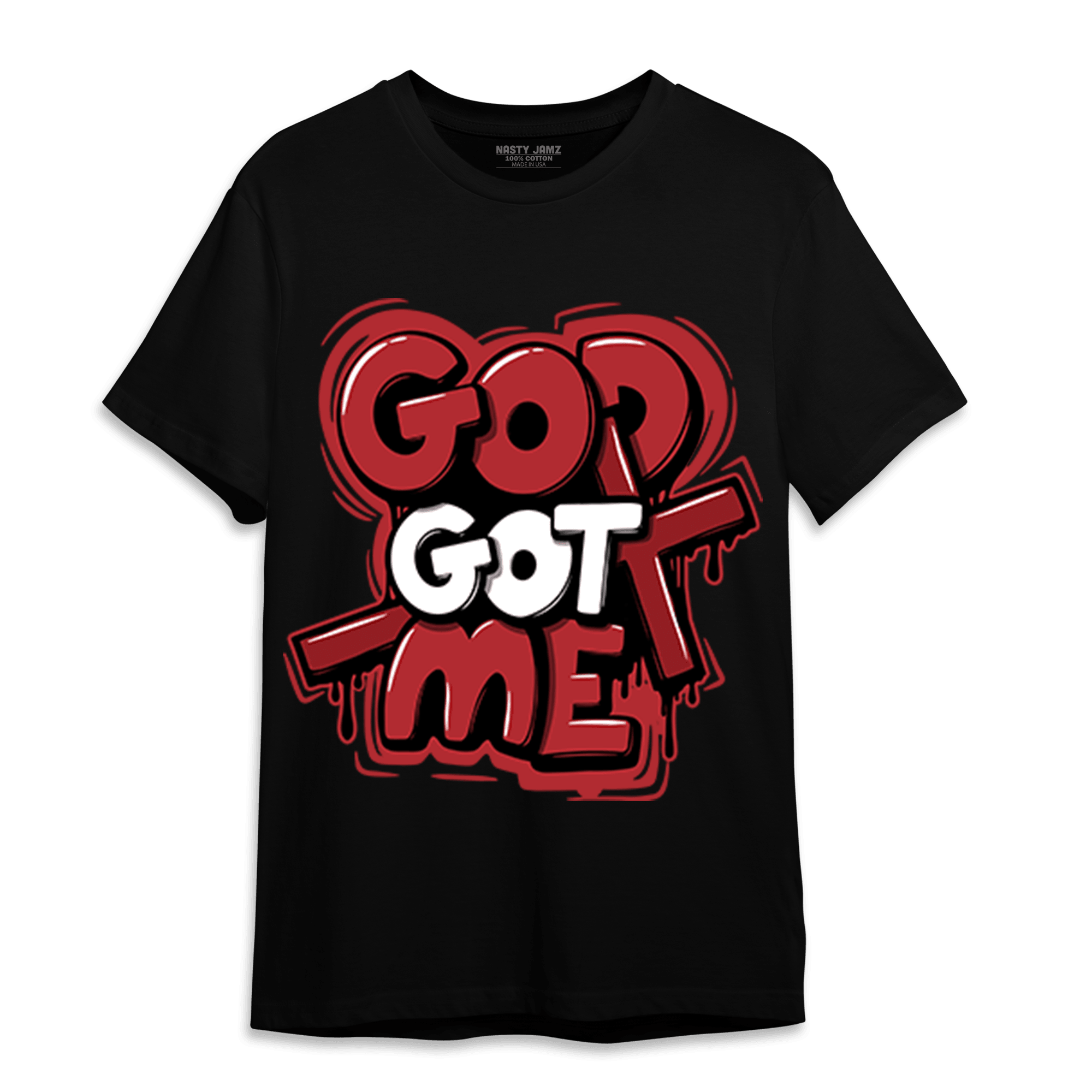 Cherry 12s T Shirt Match God Got Me - NastyJamz