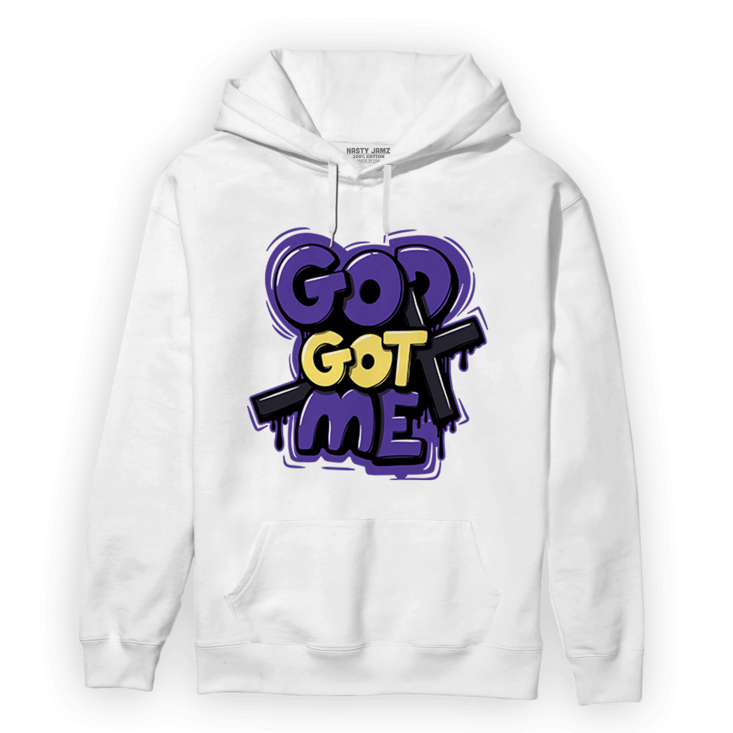 Field Purple 12s Hoodie Match God Got Me - NastyJamz