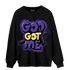 Field Purple 12s Sweatshirt Match God Got Me - NastyJamz