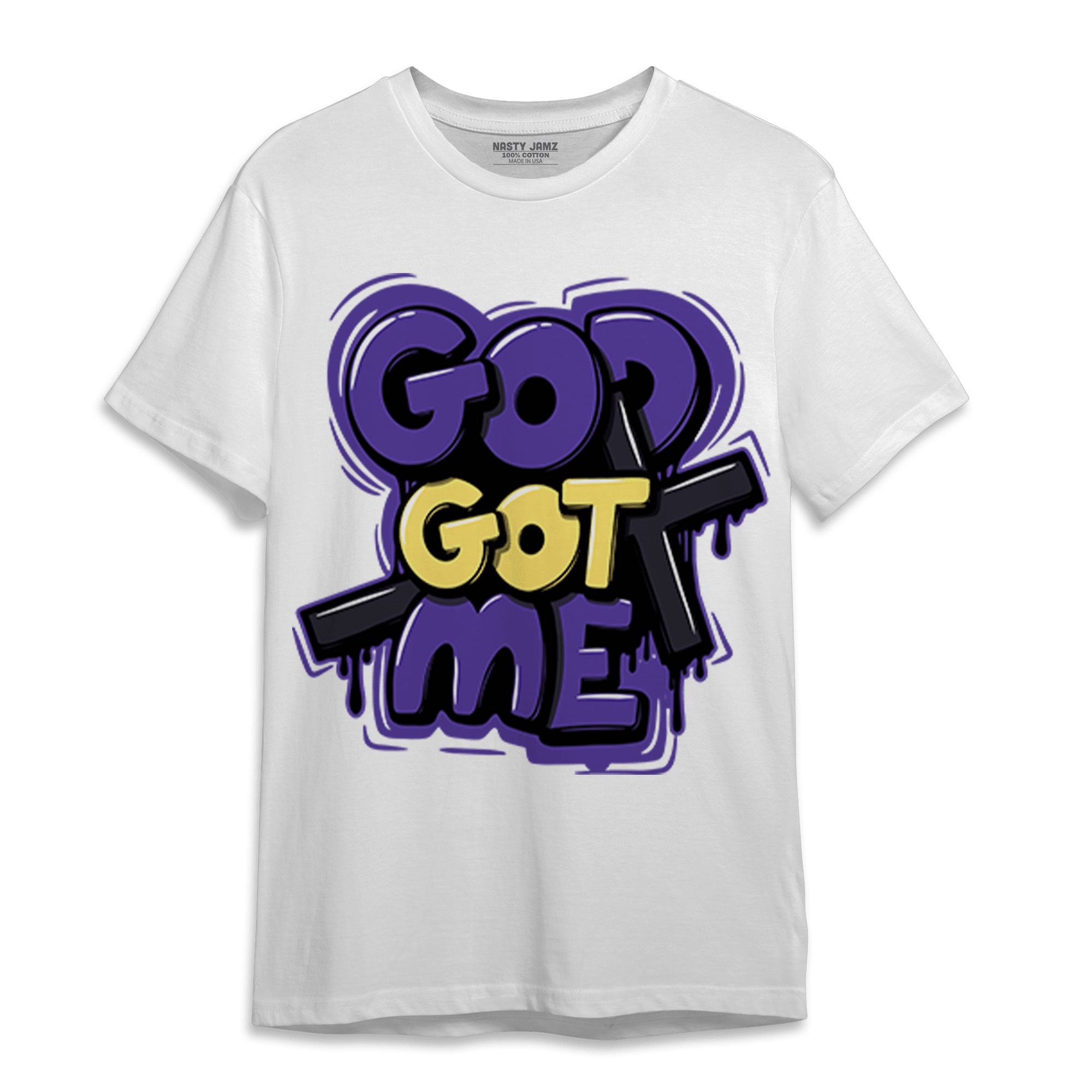 Field Purple 12s T Shirt Match God Got Me - NastyJamz