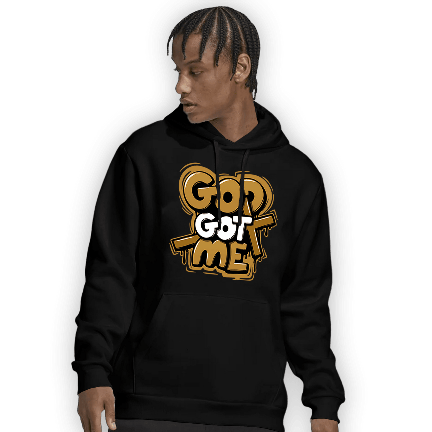 Wheat 13s Hoodie Match God Got Me - NastyJamz