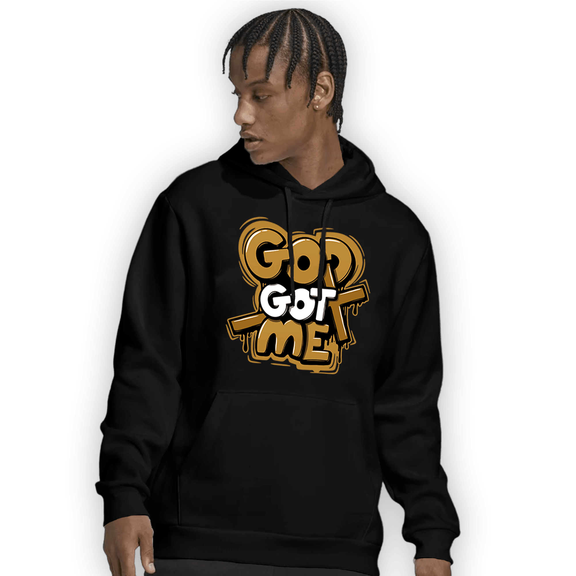 Wheat 13s Hoodie Match God Got Me - NastyJamz