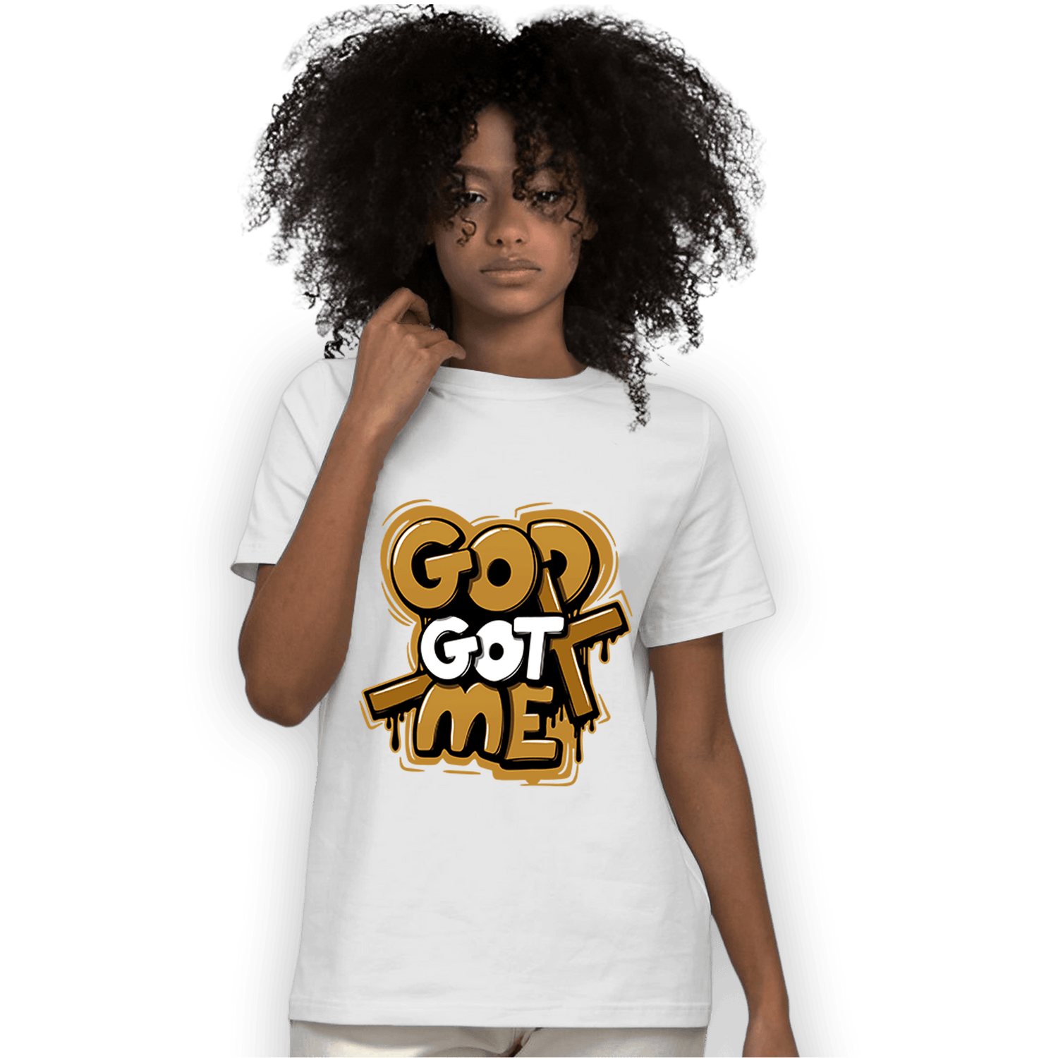 Wheat 13s T Shirt Match God Got Me - NastyJamz