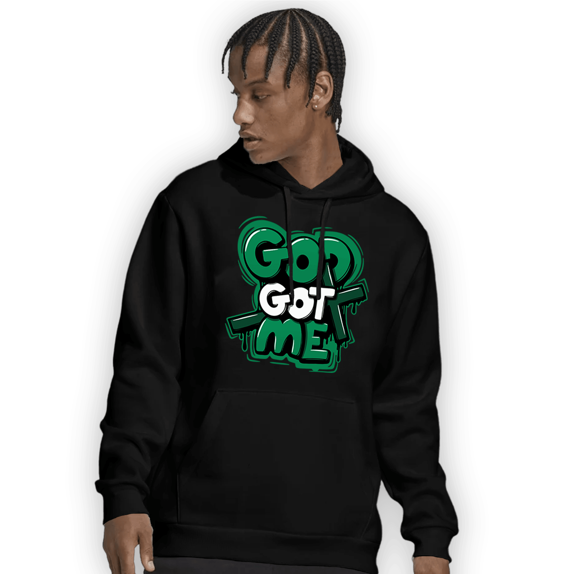 Celtic Lucky Green 1s Hoodie Match God Got Me - NastyJamz