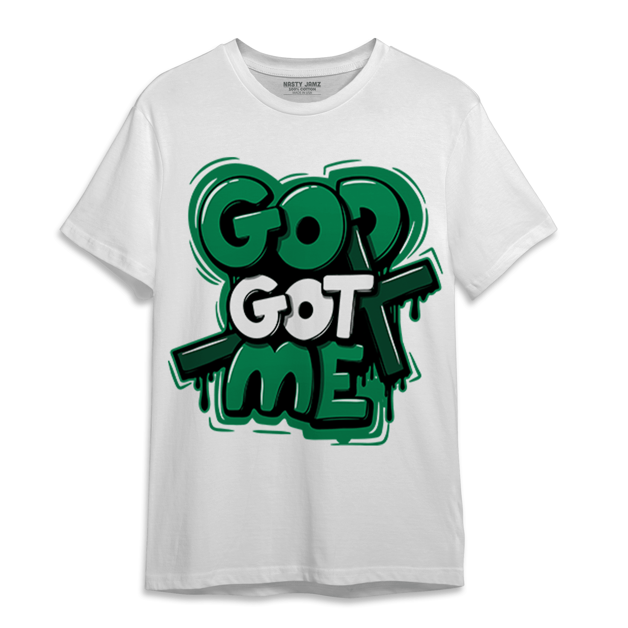 Celtic Lucky Green 1s T Shirt Match God Got Me - NastyJamz