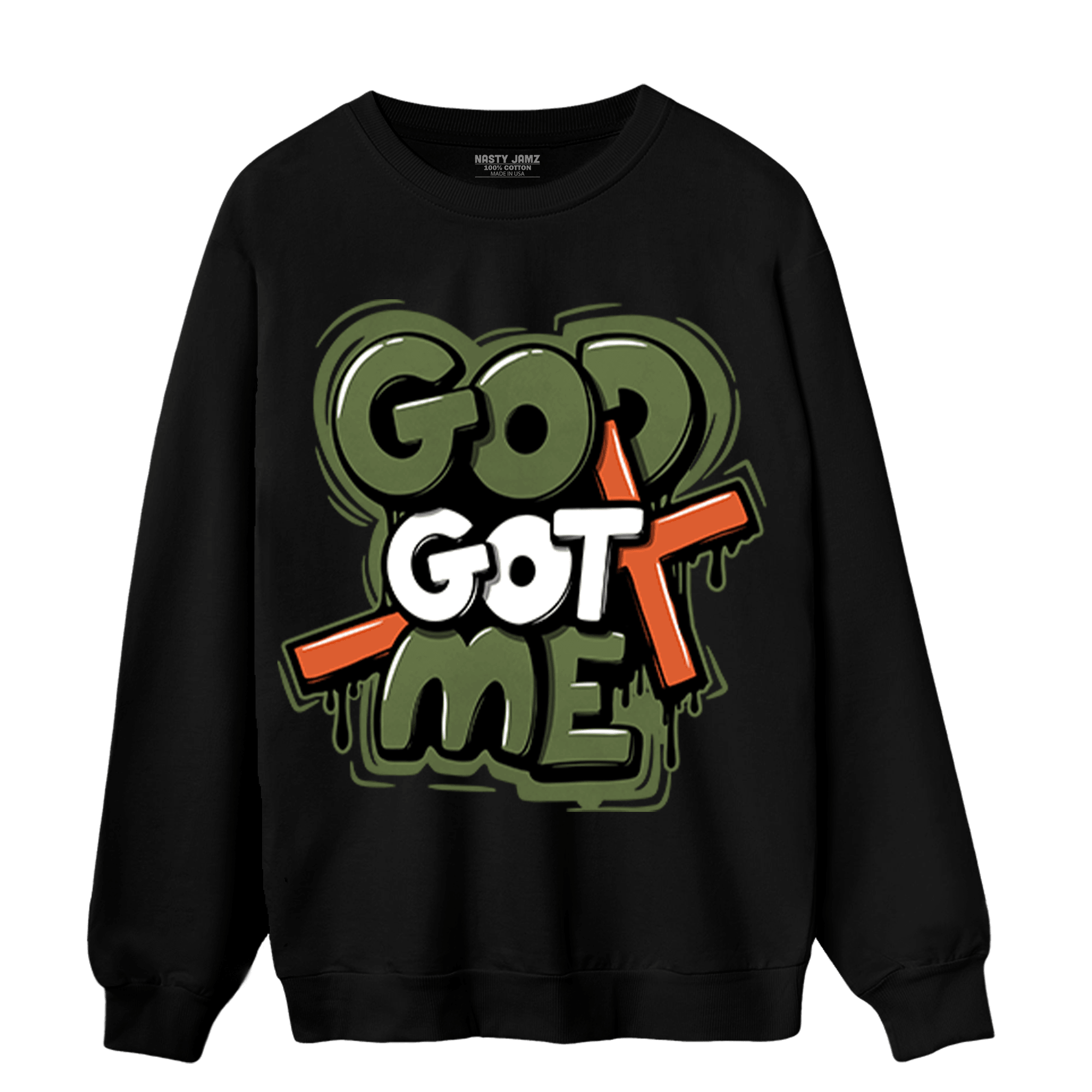 High OG Celadon 1s Sweatshirt Match God Got Me - NastyJamz