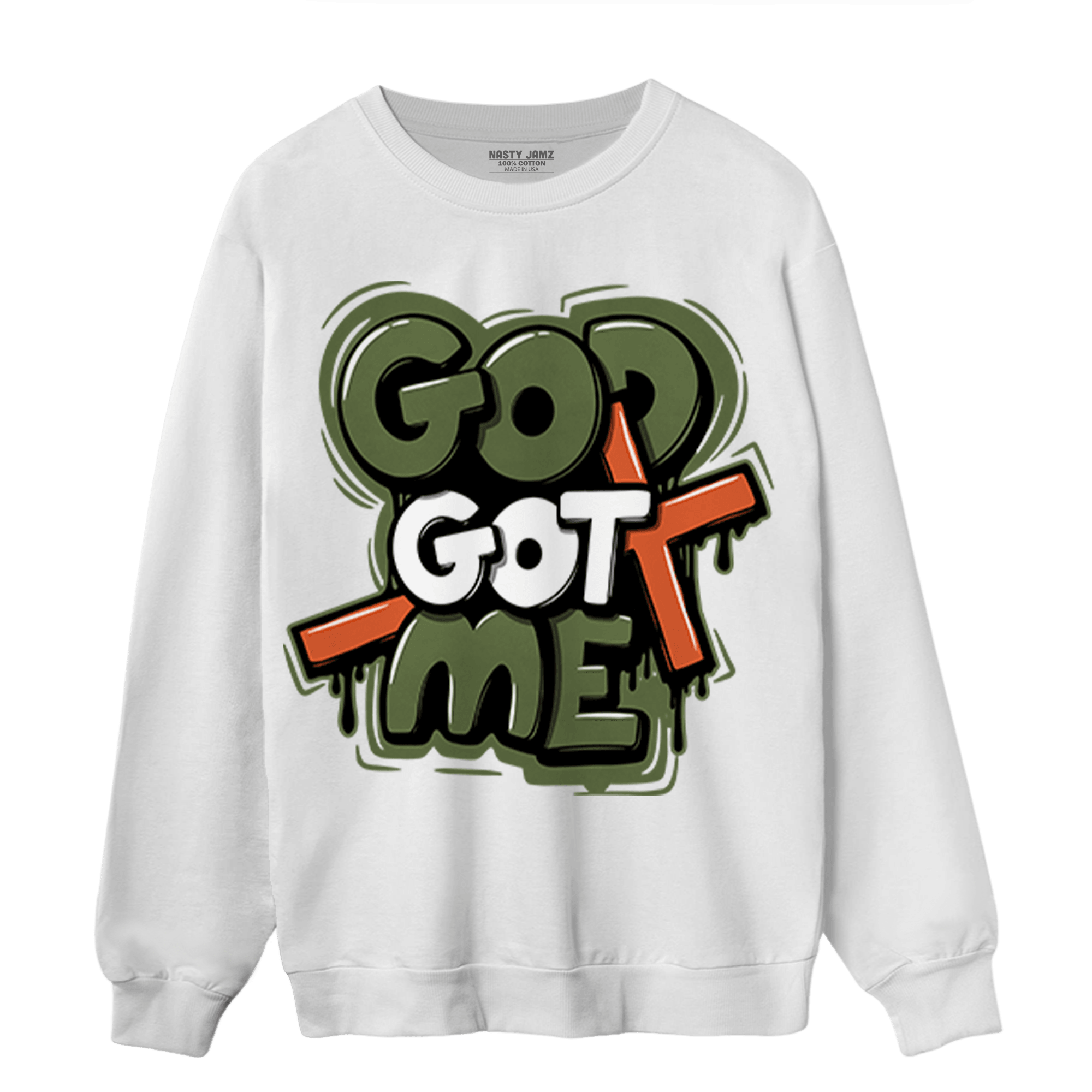 High OG Celadon 1s Sweatshirt Match God Got Me - NastyJamz