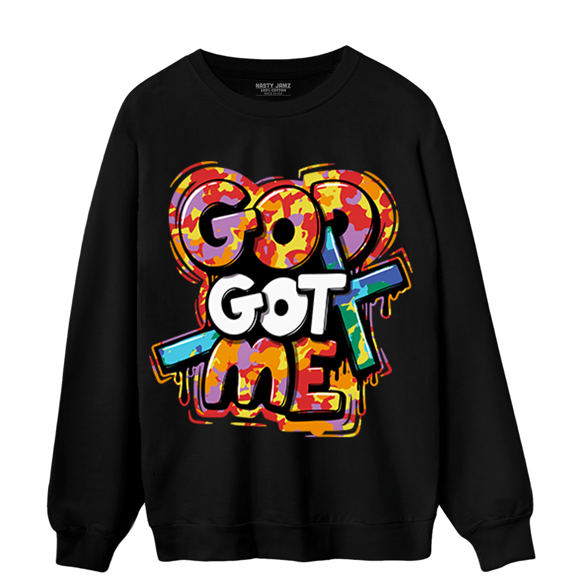 Mid GS Six Championships 1s Sweatshirt Match God Got Me - NastyJamz