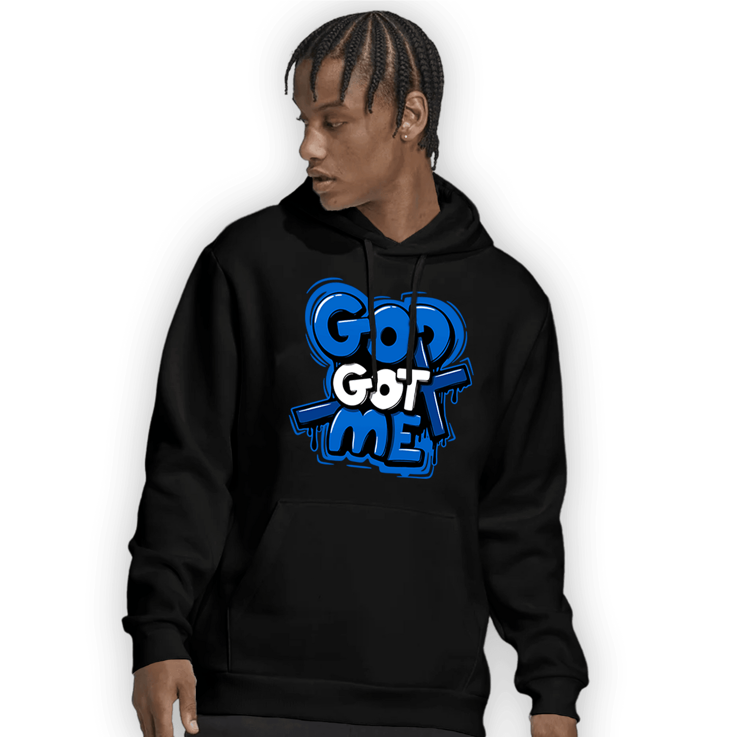 Royal Reimagined 1s Hoodie Match God Got Me - NastyJamz