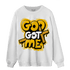 Yellow Ochre 1s Sweatshirt Match God Got Me - NastyJamz