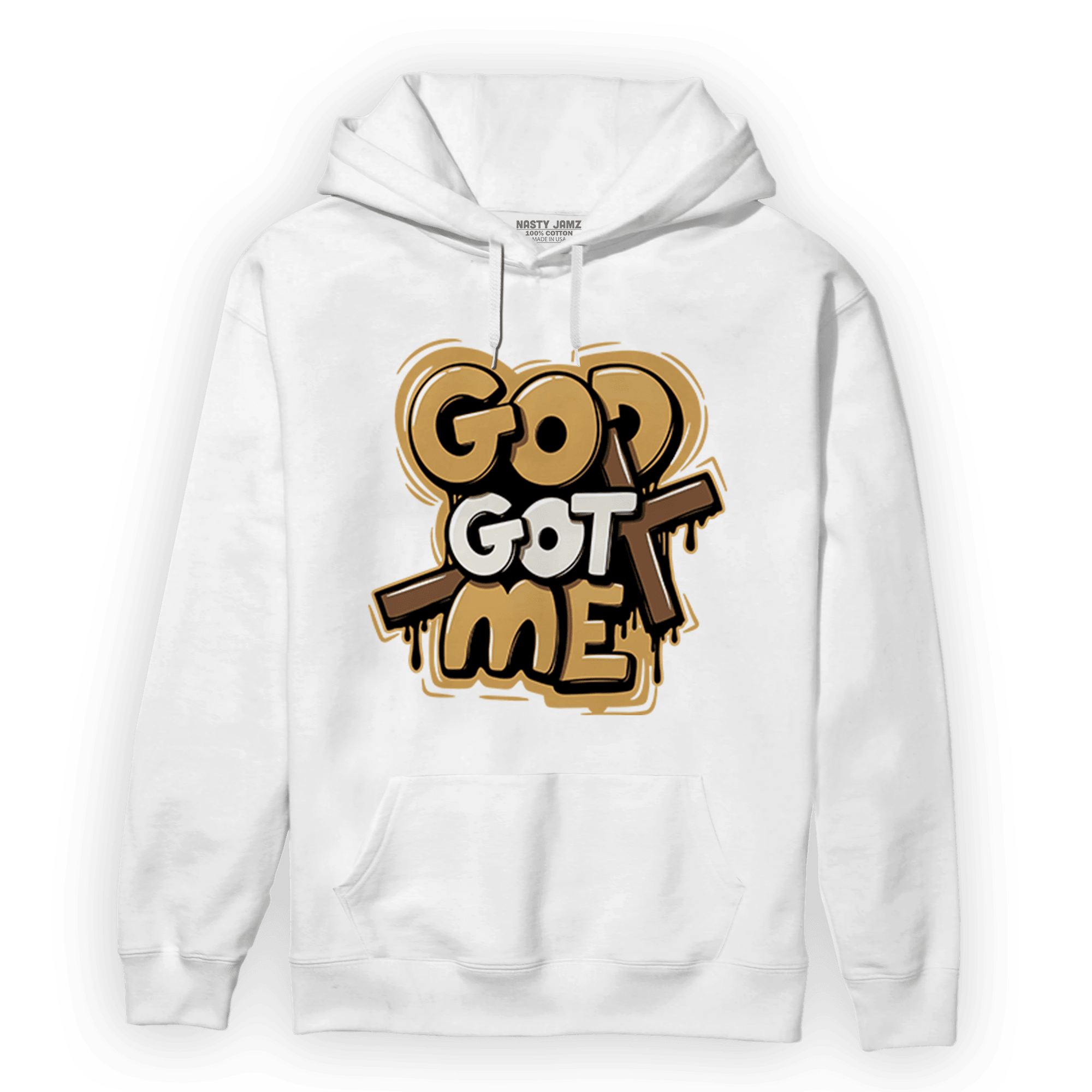 Cacao Wow 4s Hoodie Match God Got Me - NastyJamz