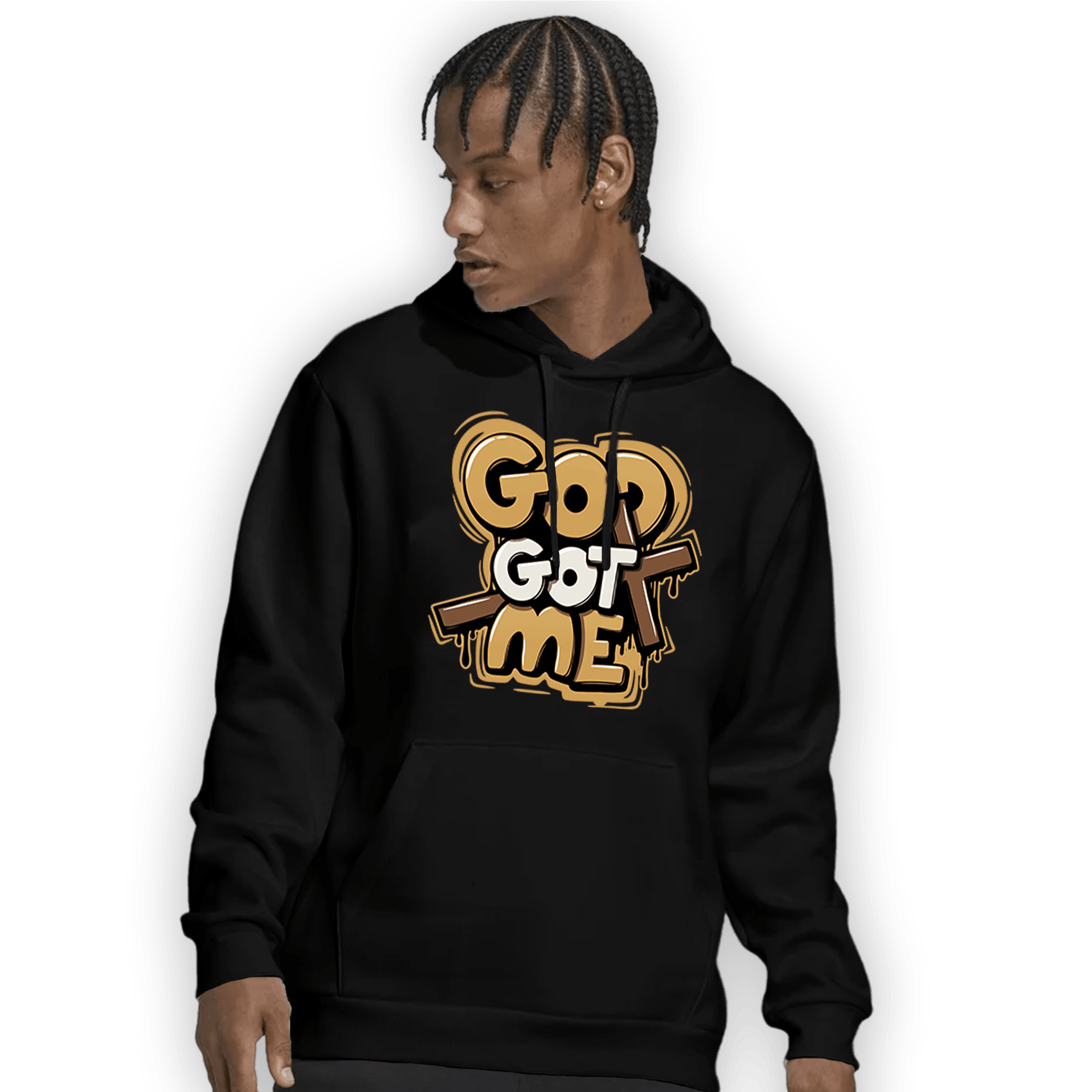 Cacao Wow 4s Hoodie Match God Got Me - NastyJamz