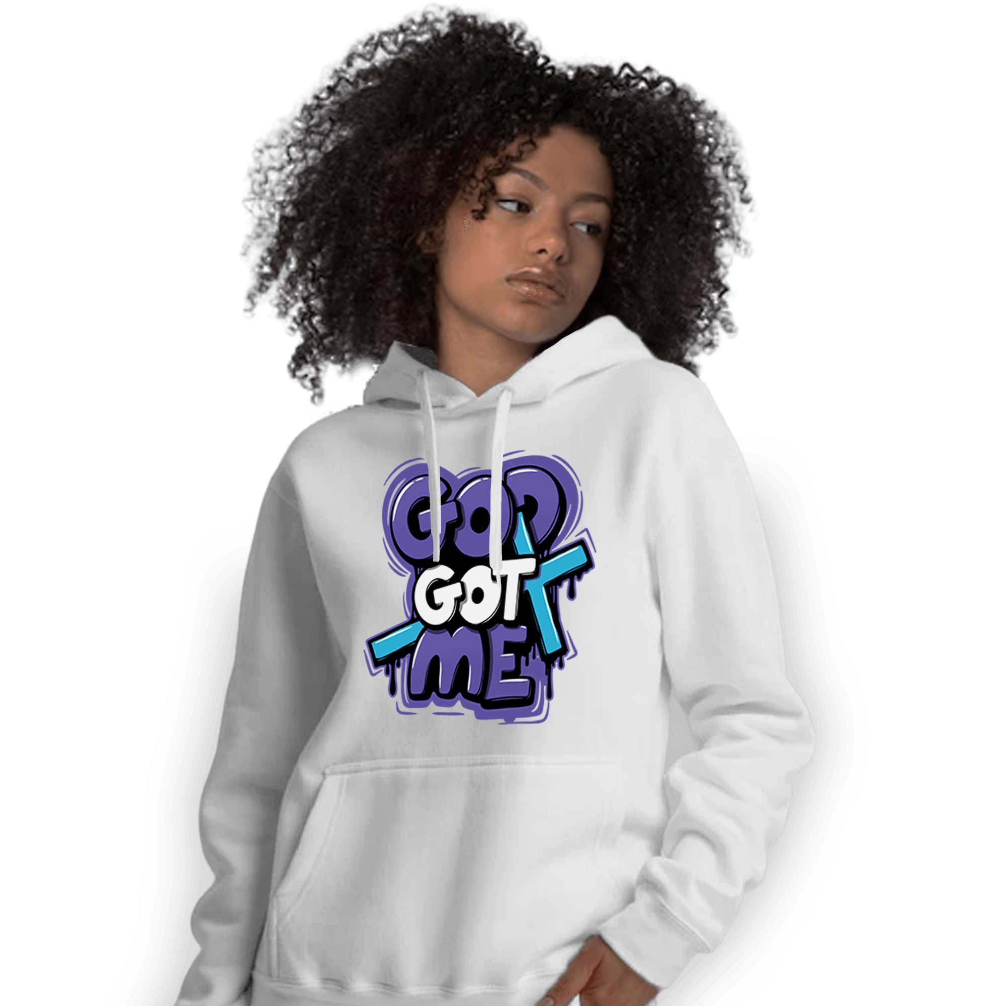 Aqua 6s Hoodie Match God Got Me - NastyJamz