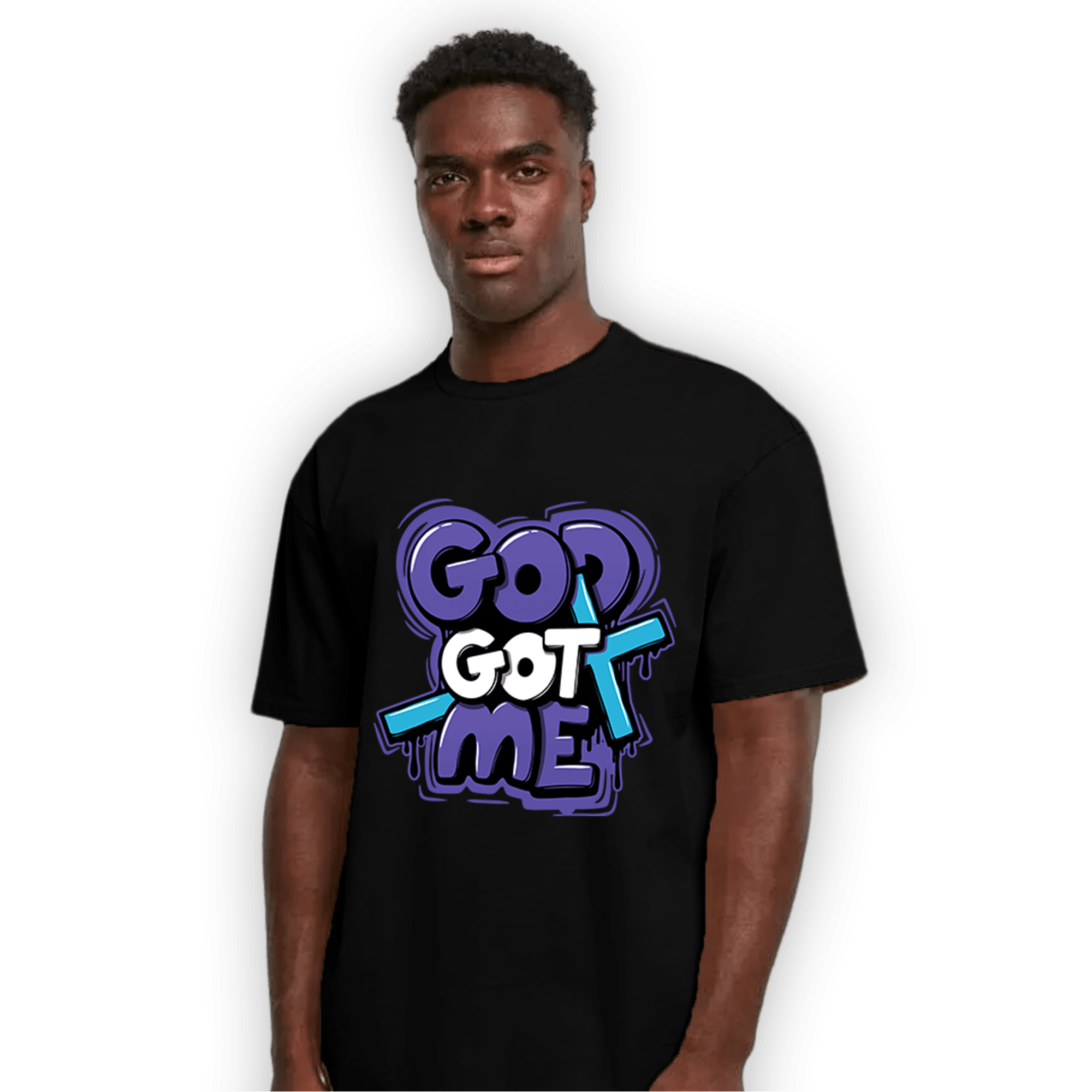 Aqua 6s T Shirt Match God Got Me - NastyJamz