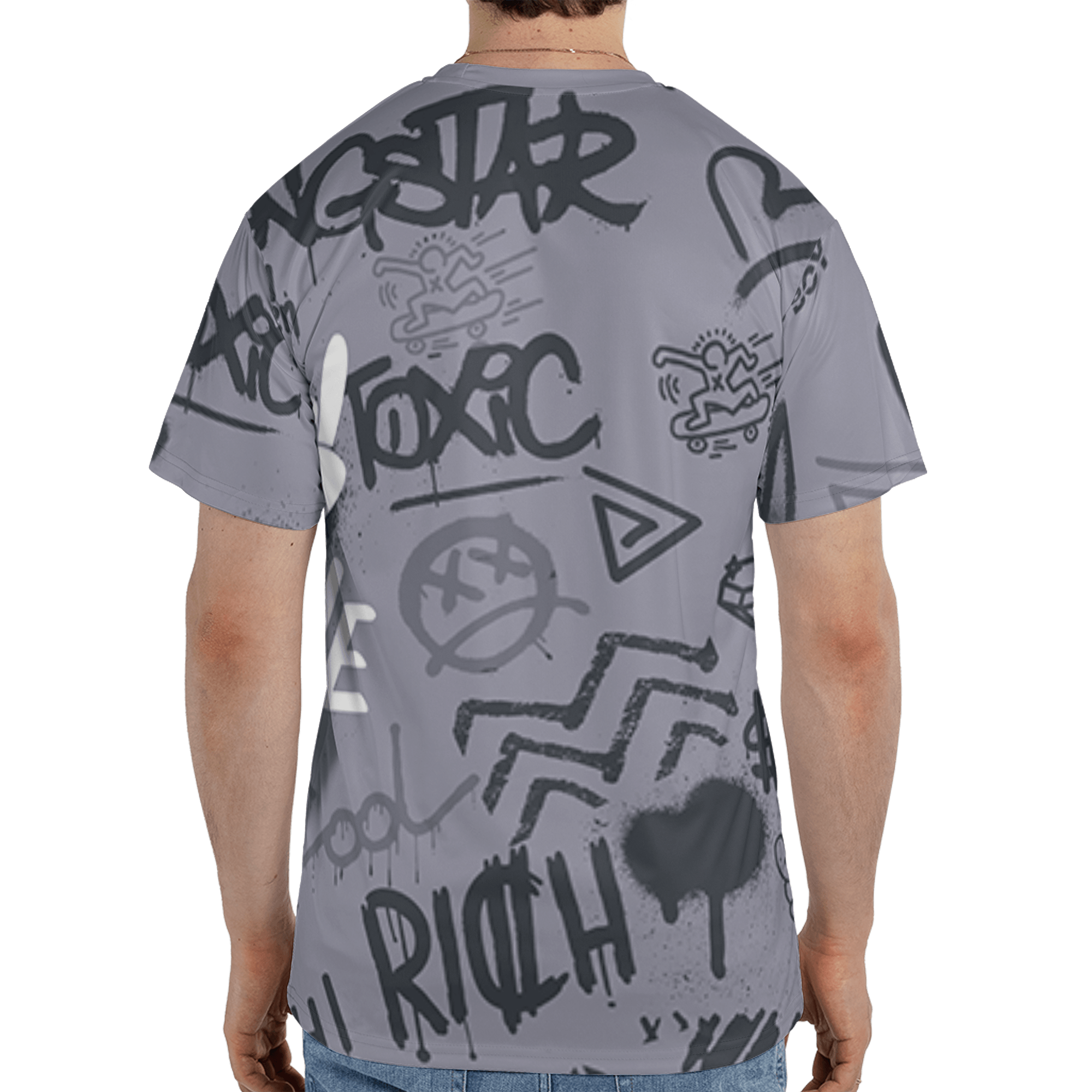 Stealth 14s T Shirt Match Graffiti King 3D All-Over Print Doodle Style - NastyJamz
