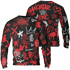 Bred Reimagined 4s Sweatshirt Match Graffiti King 3D All-Over Print Doodle Style - NastyJamz