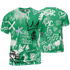 Lucky Green 5s T Shirt Match Graffiti King 3D All-Over Print Doodle Style - NastyJamz