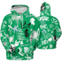 Lucky Green 5s Hoodie Match Graffiti King 3D All-Over Print Doodle Style - NastyJamz