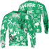 Lucky Green 5s Sweatshirt Match Graffiti King 3D All-Over Print Doodle Style - NastyJamz