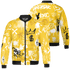 Yellow Ochre 6s Jacket Match Graffiti King 3D All-Over Print Doodle Style - NastyJamz