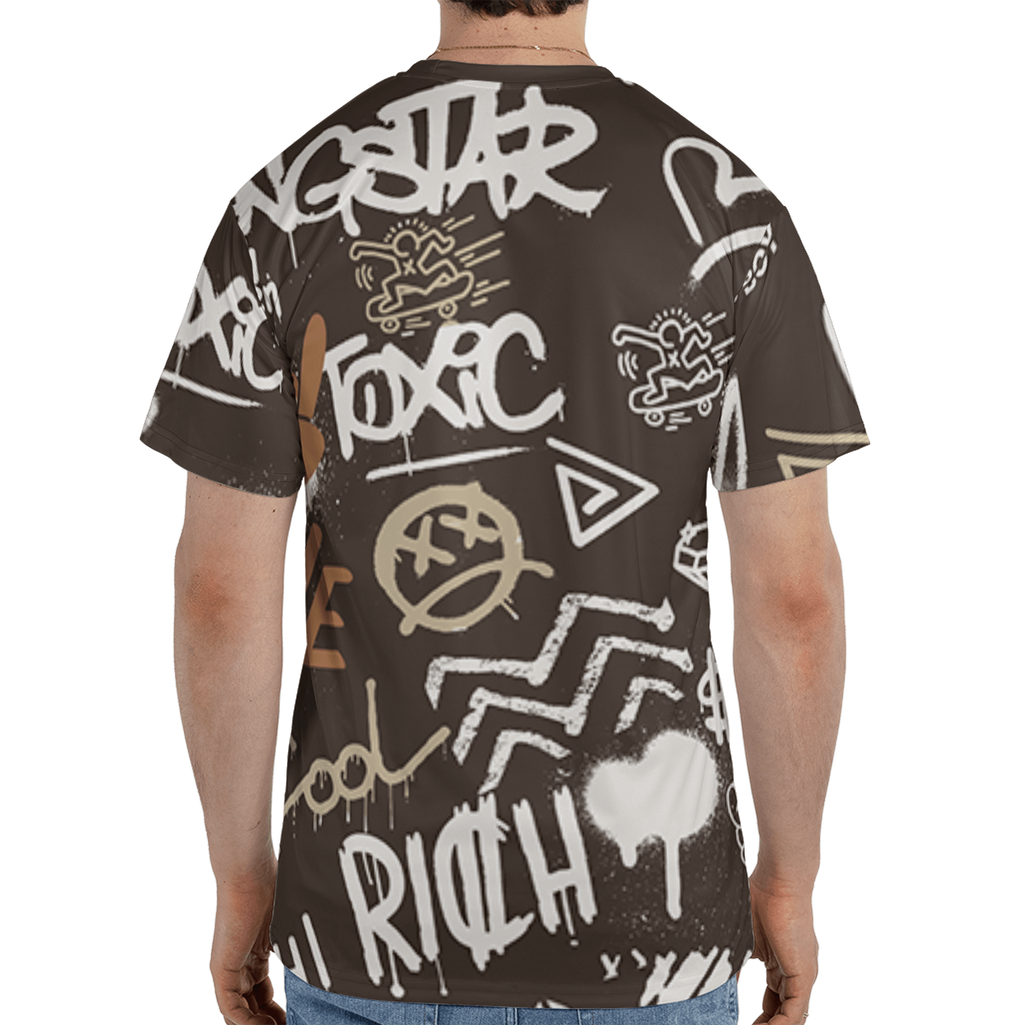 Jumpman Jack T Shirt Match Graffiti King 3D All-Over Print Doodle Style - NastyJamz