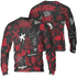 Spizike Low Bred Sweatshirt Match Graffiti King 3D All-Over Print Doodle Style - NastyJamz