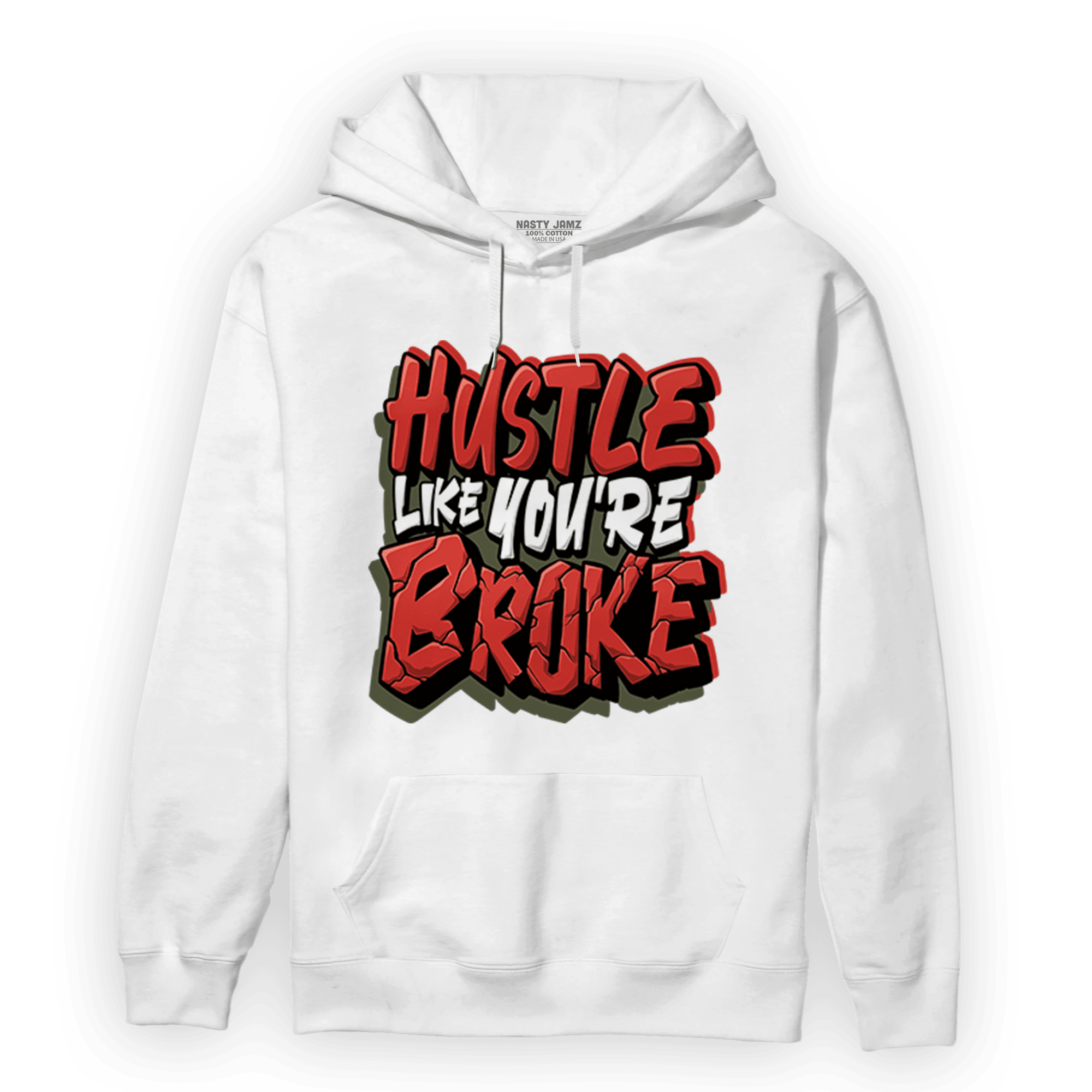 Dunk Low Mystic Red Hoodie Match Hustle Like Broke - NastyJamz