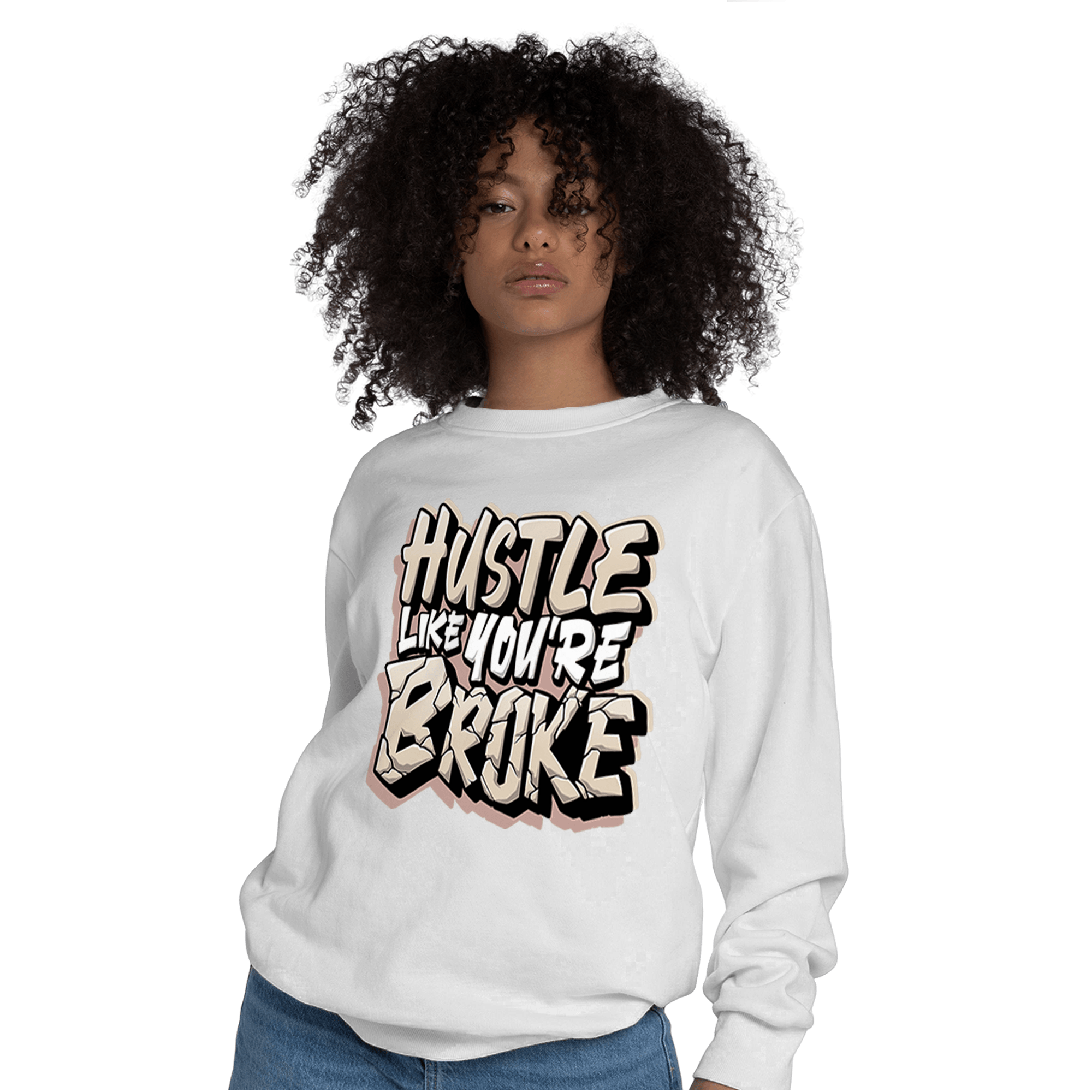 Dunk Low Twist Sanddrift Sweatshirt Match Hustle Like Broke - NastyJamz