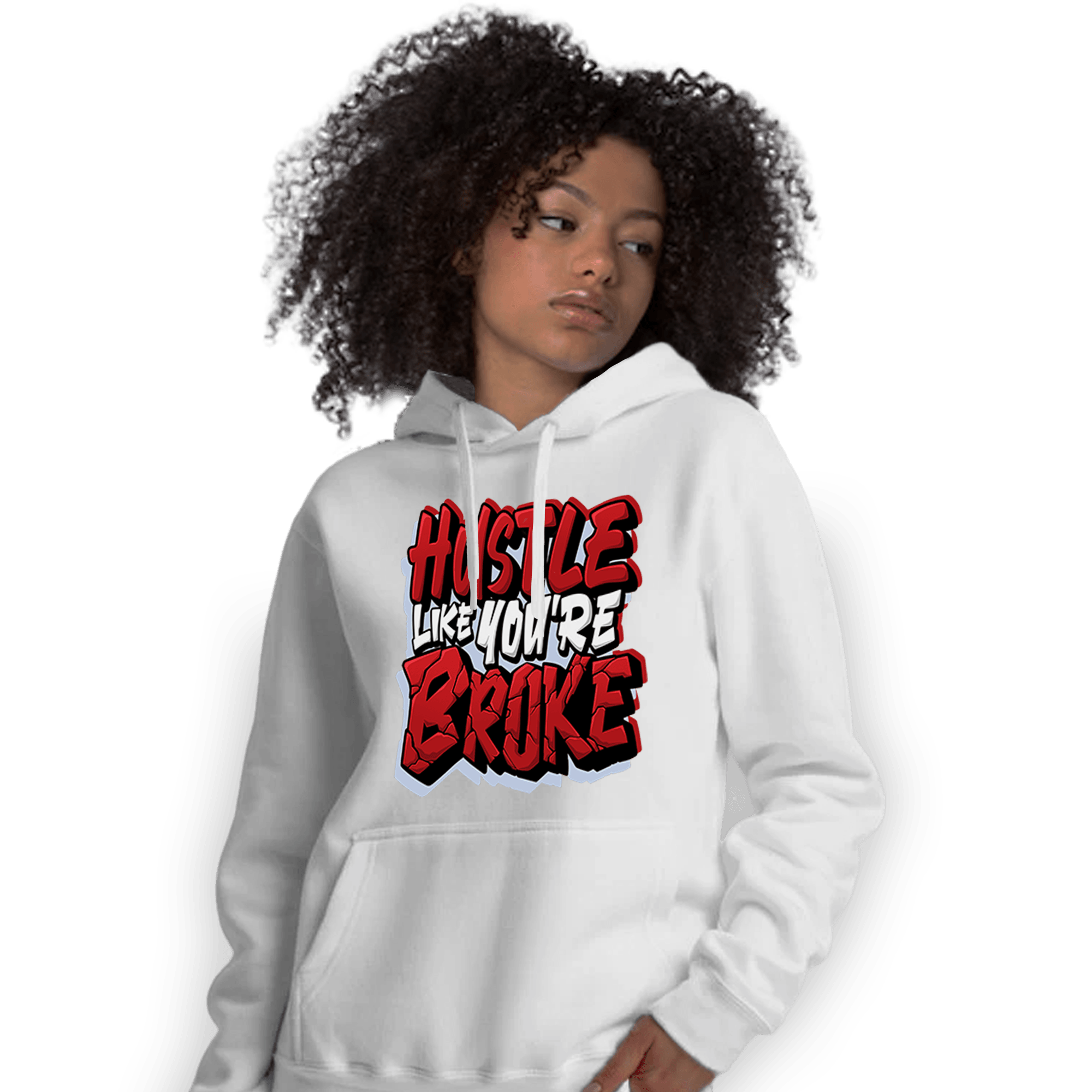 Cherry 11s Hoodie Match Hustle Like Broke - NastyJamz
