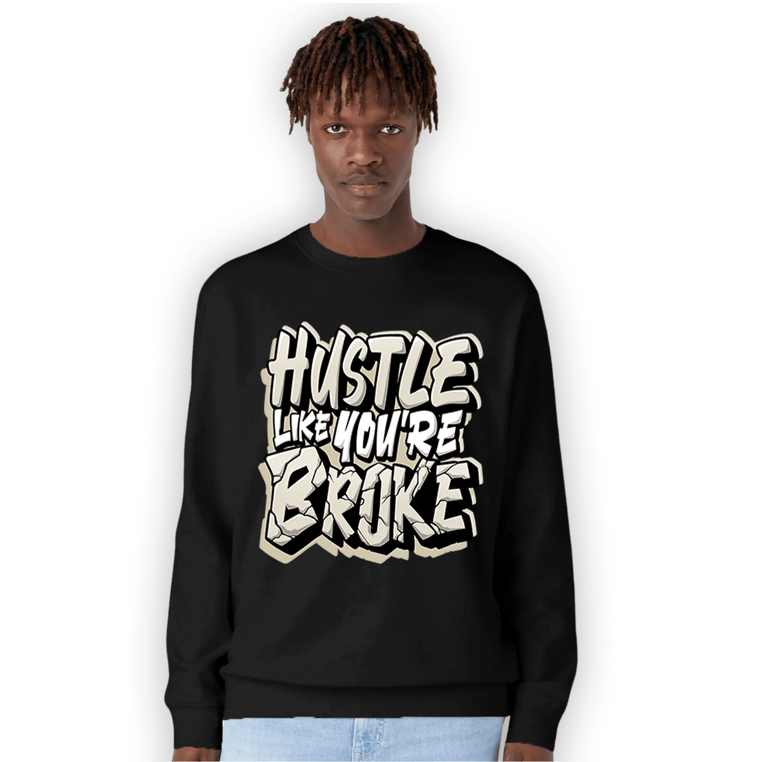 Gratitude 11s Sweatshirt Match Hustle Like Broke - NastyJamz