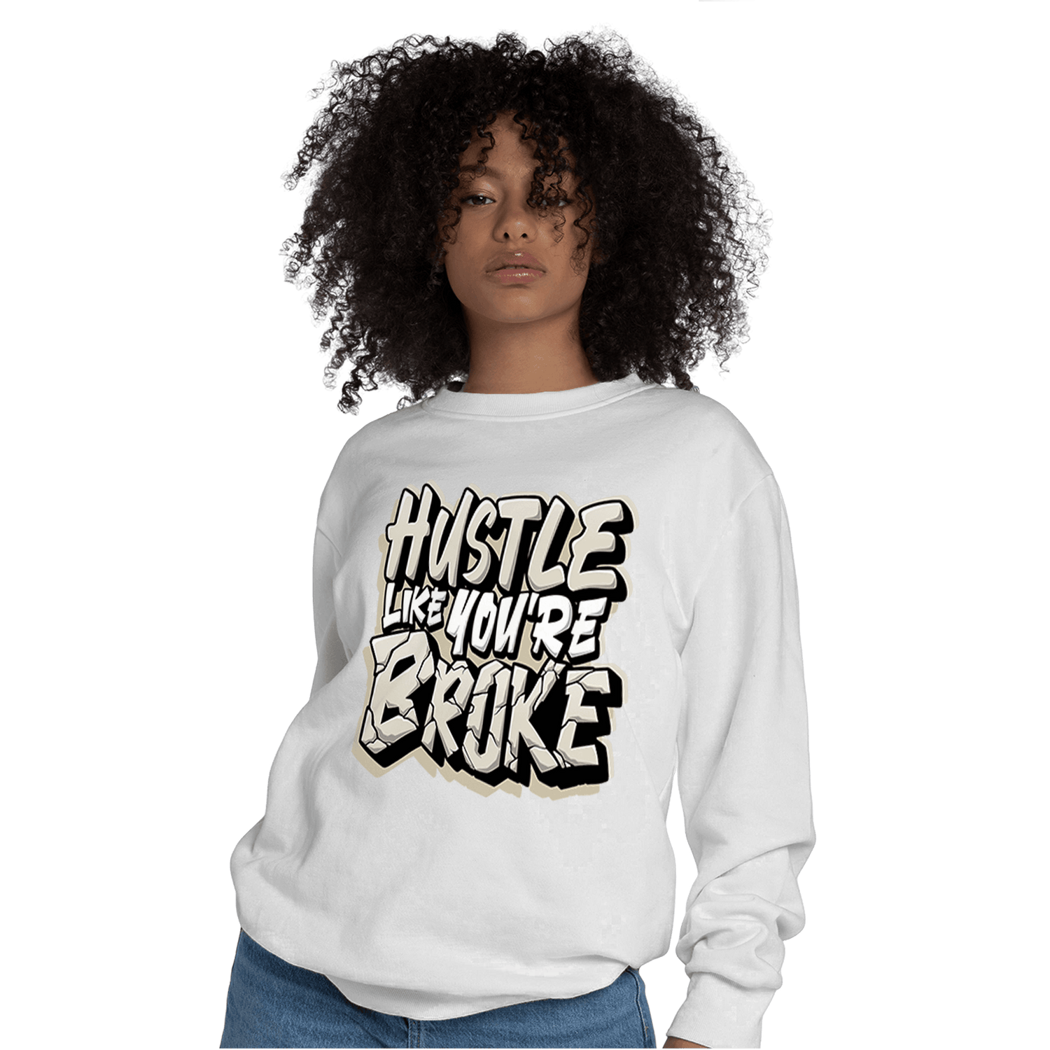 Gratitude 11s Sweatshirt Match Hustle Like Broke - NastyJamz