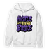 Field Purple 12s Hoodie Match Hustle Like Broke - NastyJamz