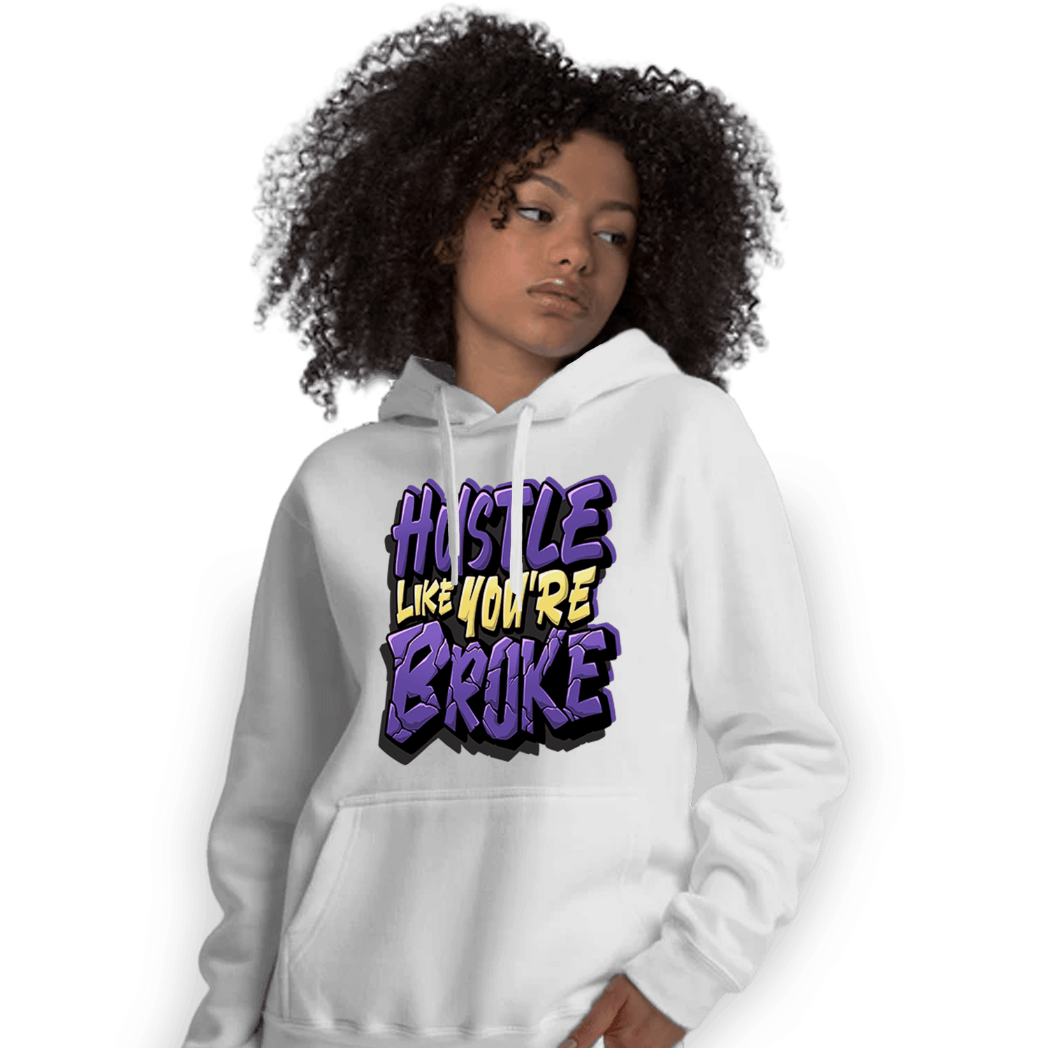 Field Purple 12s Hoodie Match Hustle Like Broke - NastyJamz
