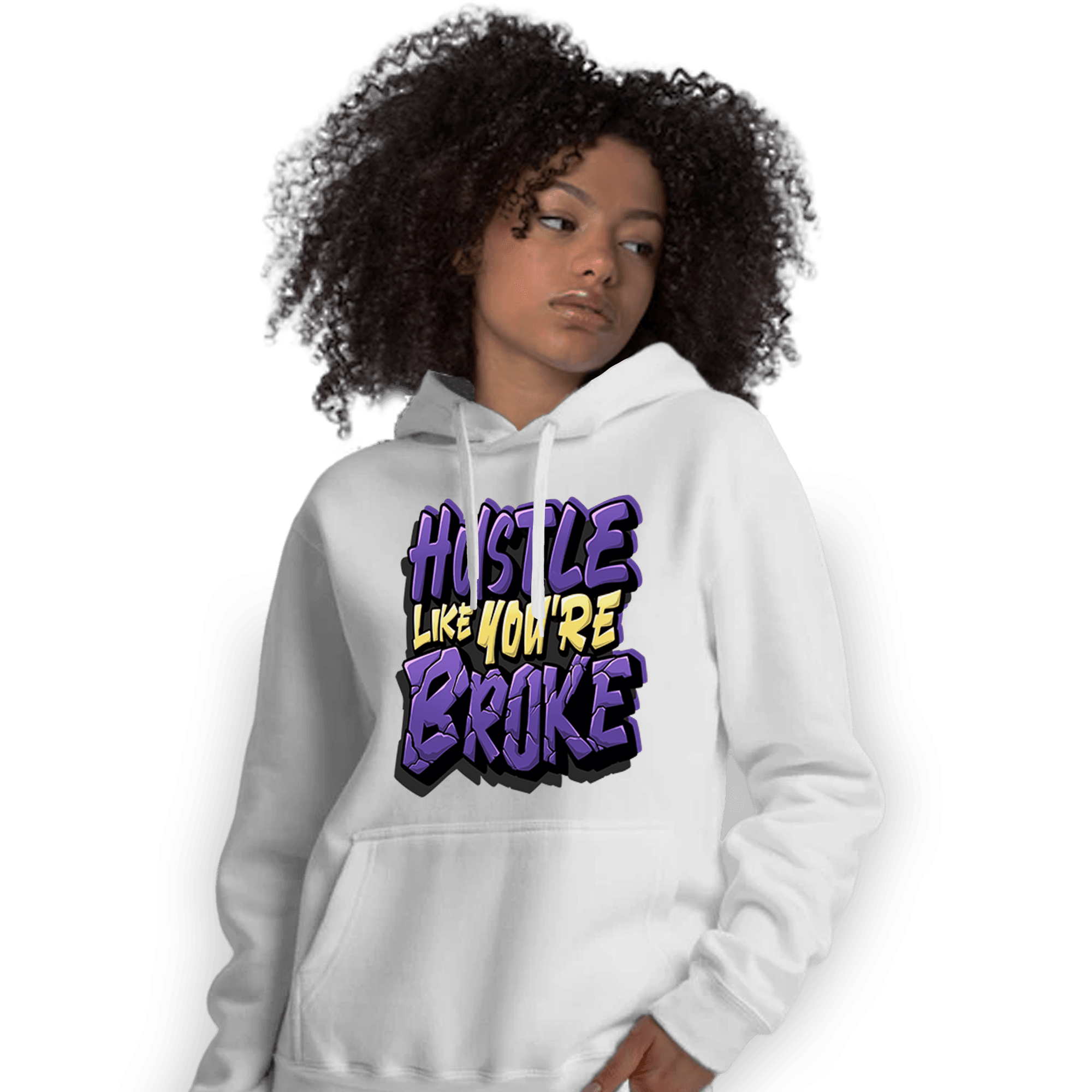 Field Purple 12s Hoodie Match Hustle Like Broke - NastyJamz
