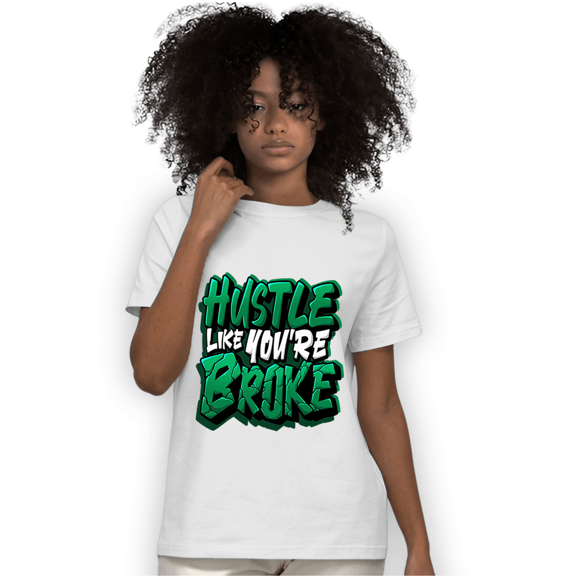 Celtic Lucky Green 1s T Shirt Match Hustle Like Broke - NastyJamz