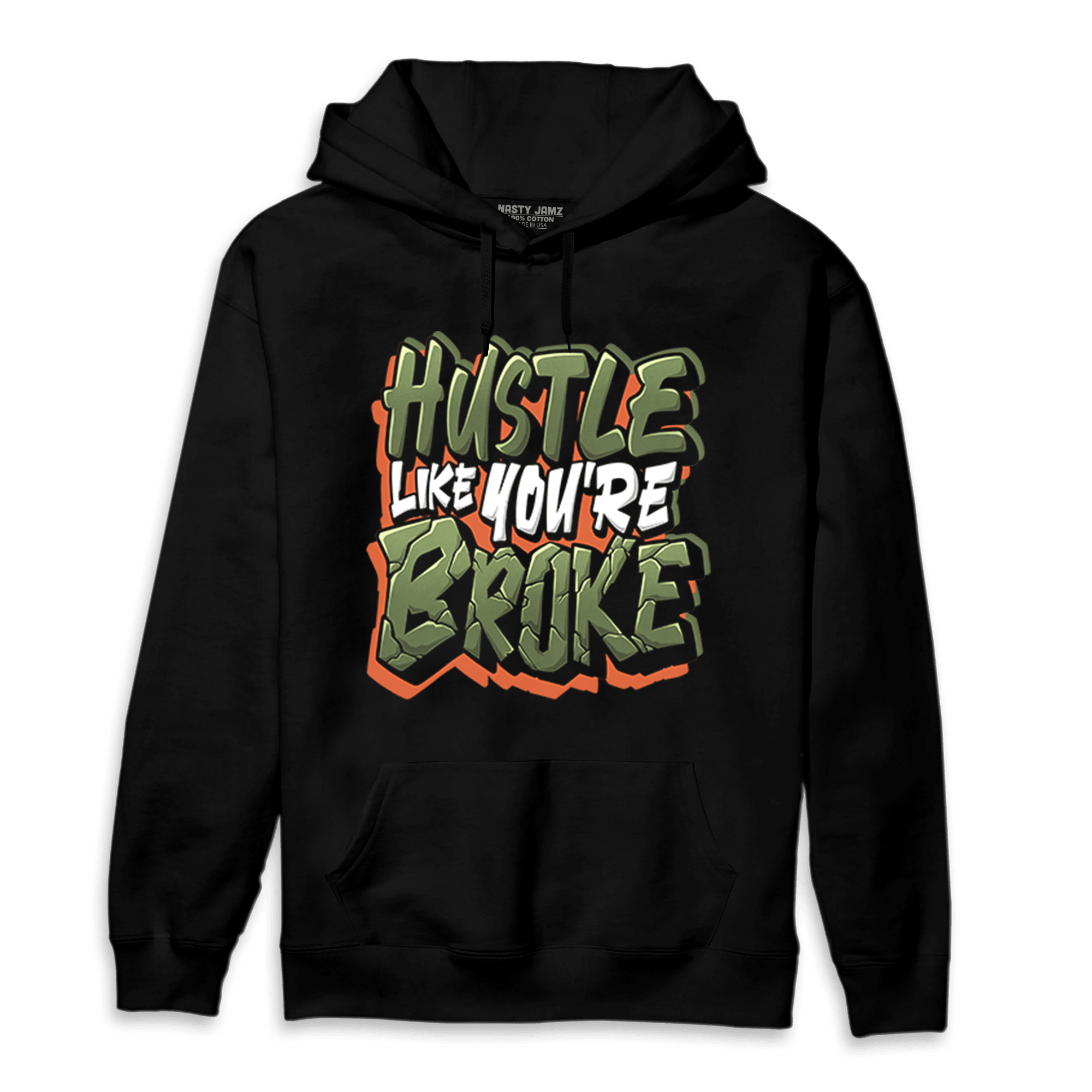 High OG Celadon 1s Hoodie Match Hustle Like Broke - NastyJamz