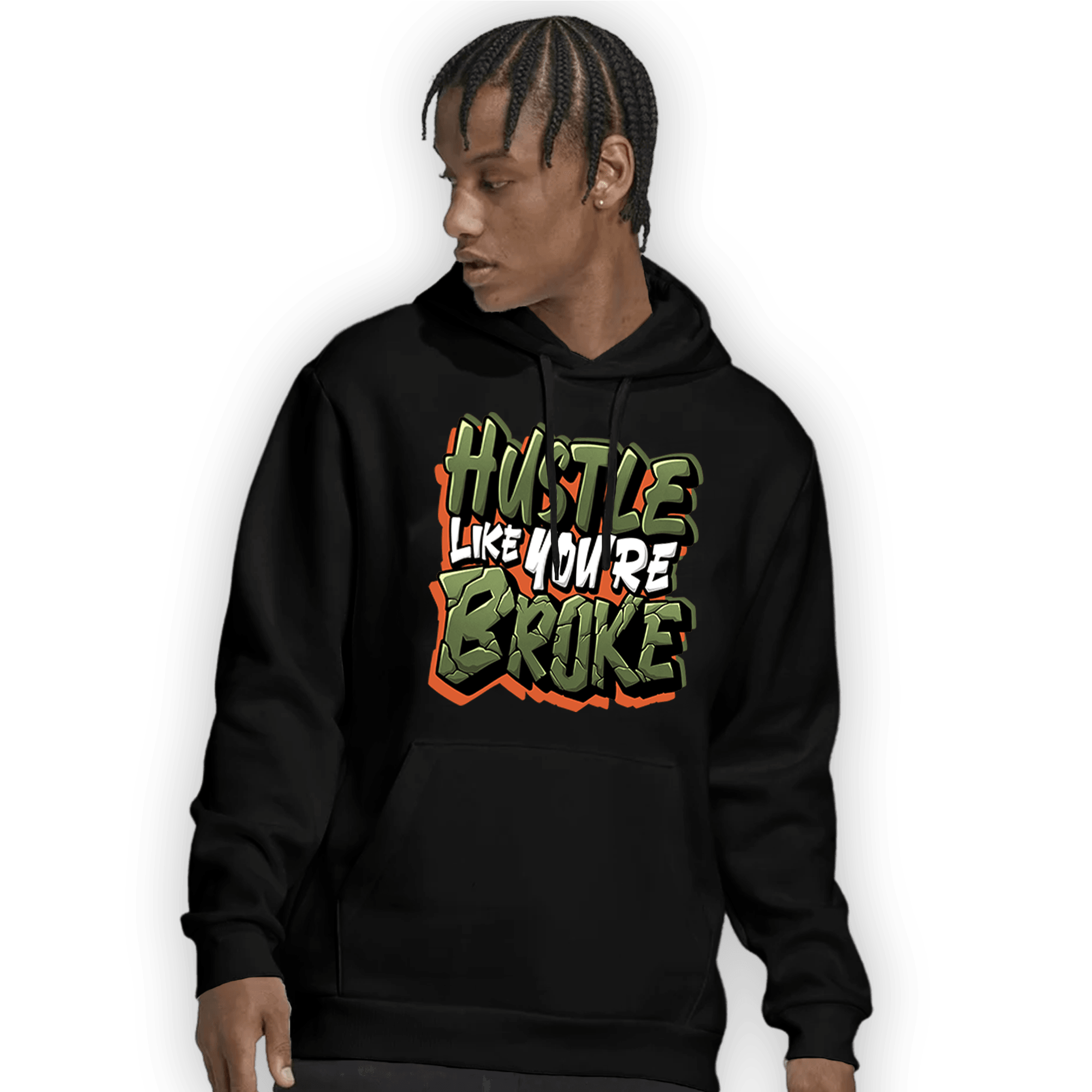 High OG Celadon 1s Hoodie Match Hustle Like Broke - NastyJamz