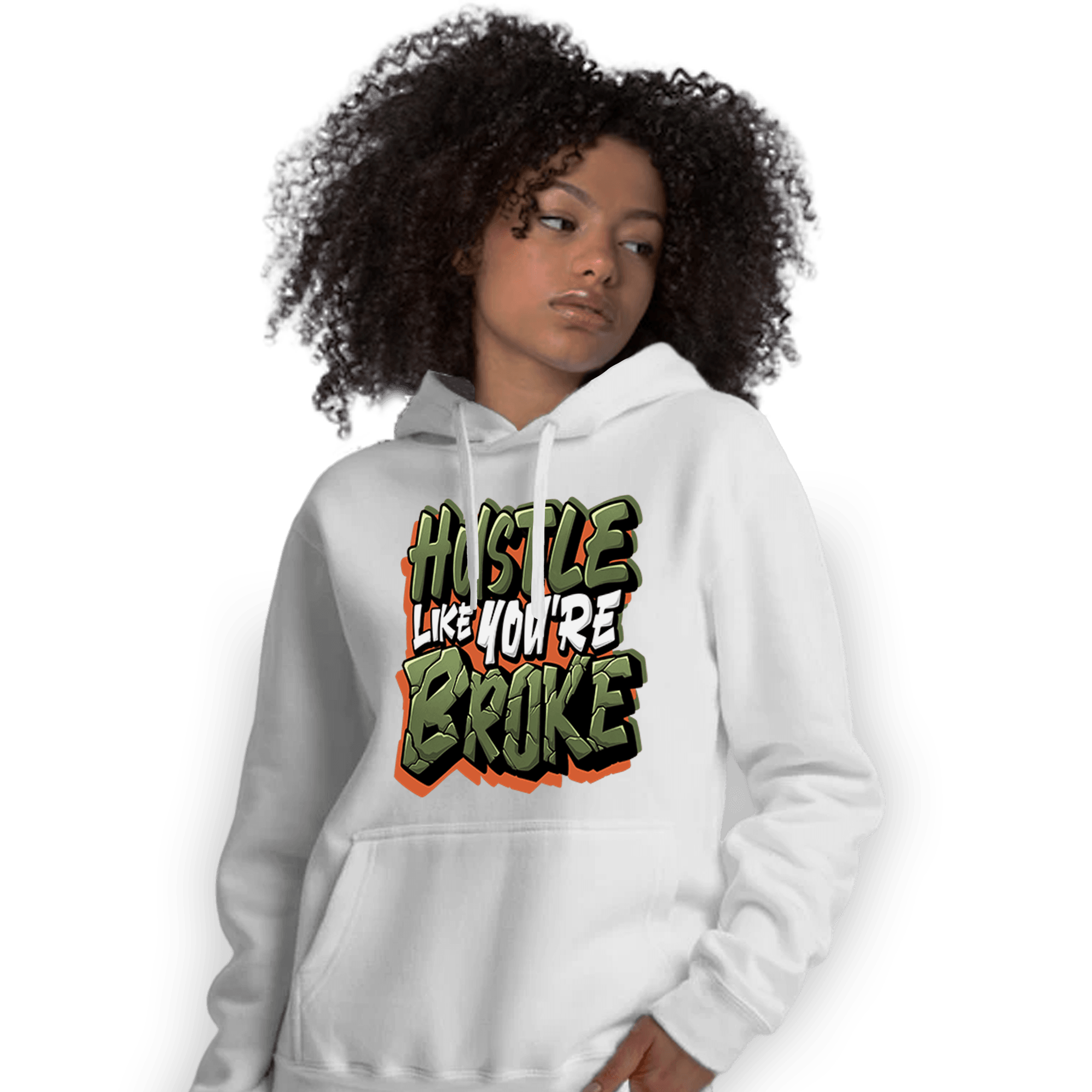 High OG Celadon 1s Hoodie Match Hustle Like Broke - NastyJamz