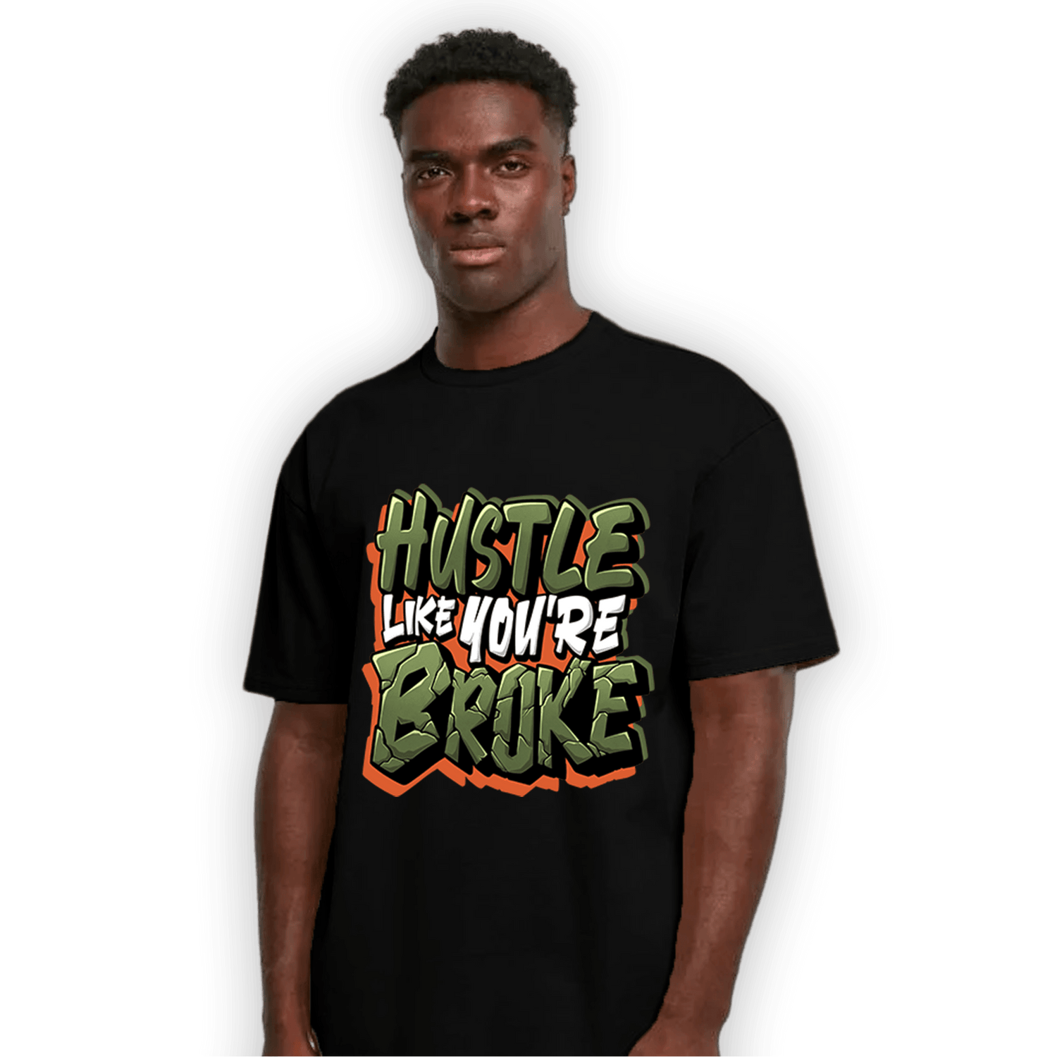 High OG Celadon 1s T Shirt Match Hustle Like Broke - NastyJamz