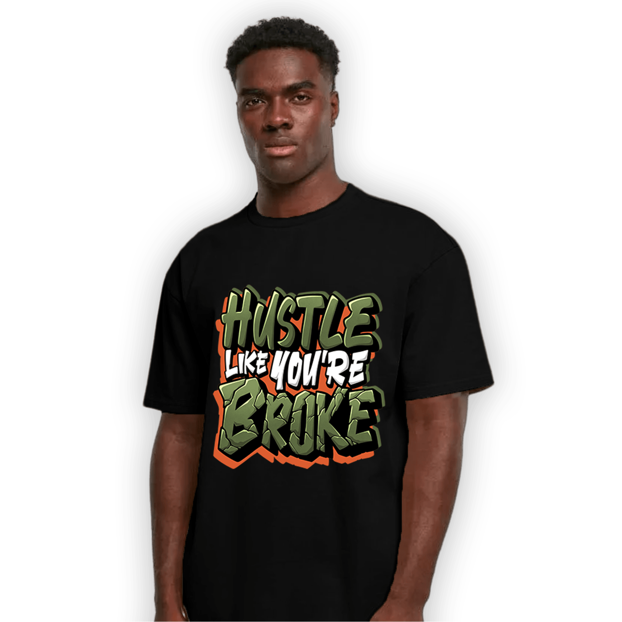 High OG Celadon 1s T Shirt Match Hustle Like Broke - NastyJamz
