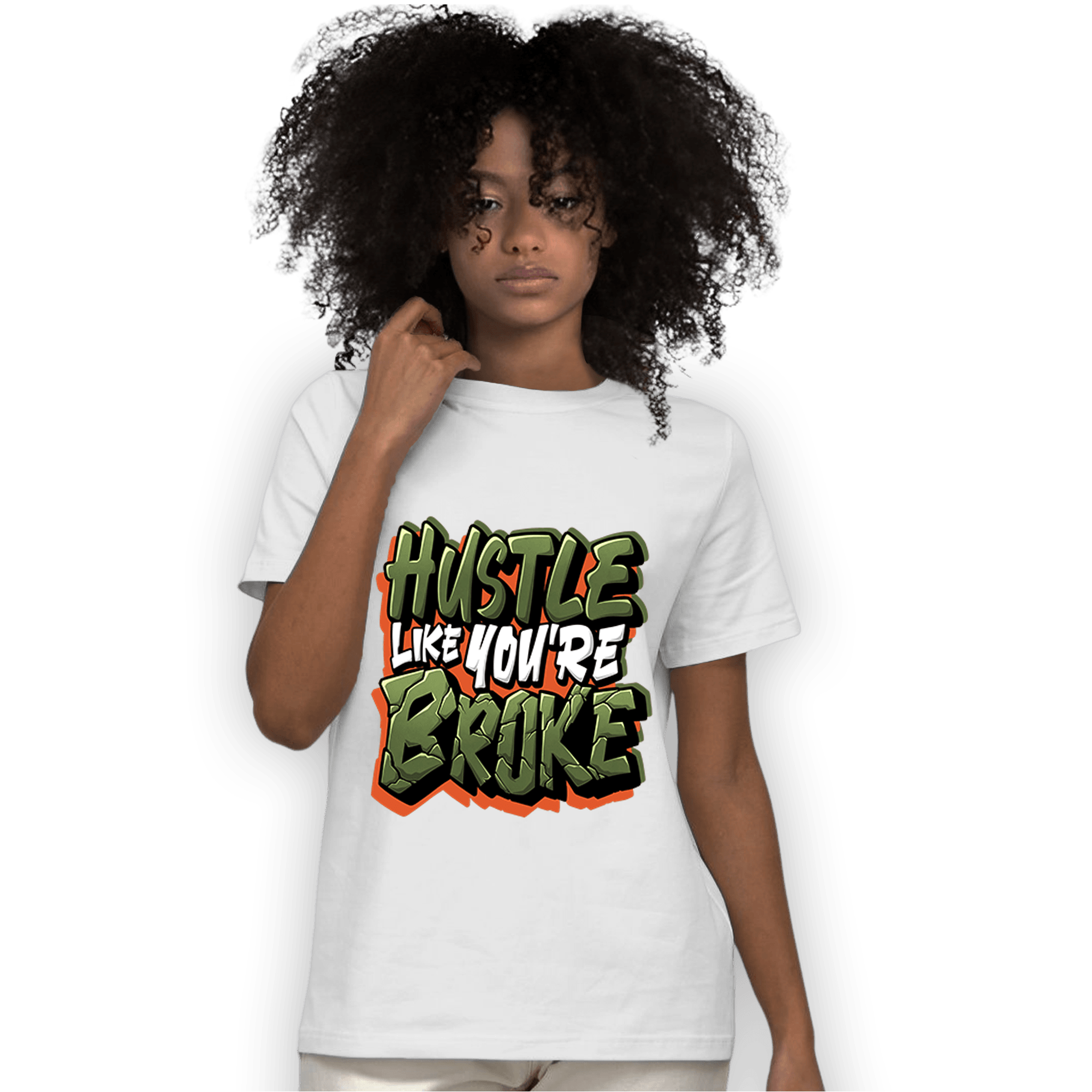High OG Celadon 1s T Shirt Match Hustle Like Broke - NastyJamz