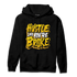 Yellow Ochre 1s Hoodie Match Hustle Like Broke - NastyJamz