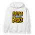 Yellow Ochre 1s Hoodie Match Hustle Like Broke - NastyJamz