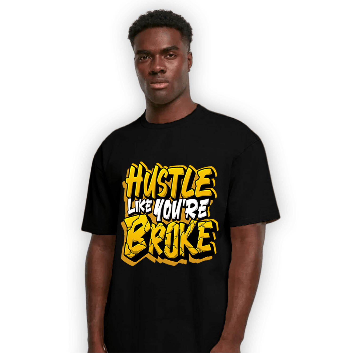 Yellow Ochre 1s T Shirt Match Hustle Like Broke - NastyJamz