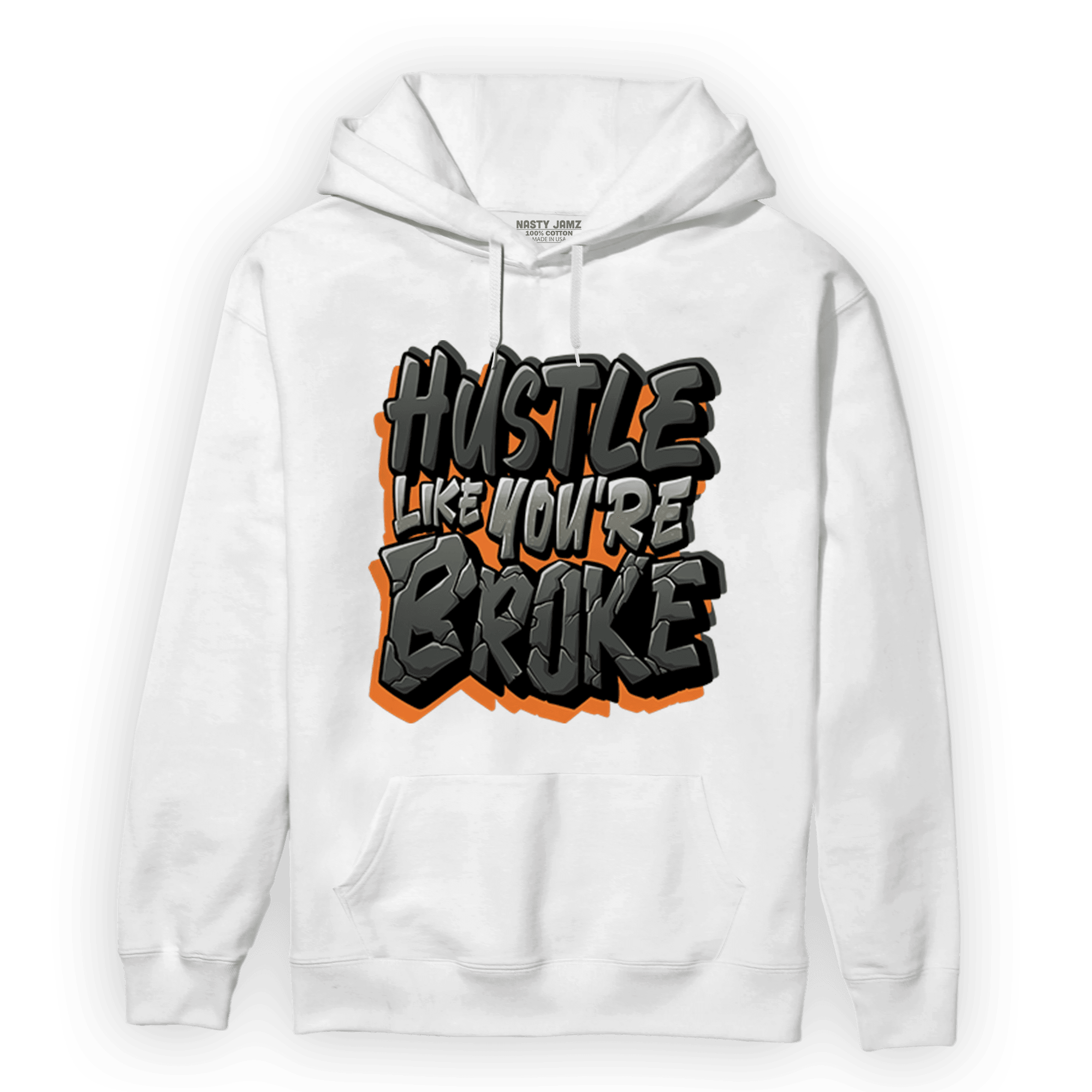 Fear Pack 3s Hoodie Match Hustle Like Broke - NastyJamz