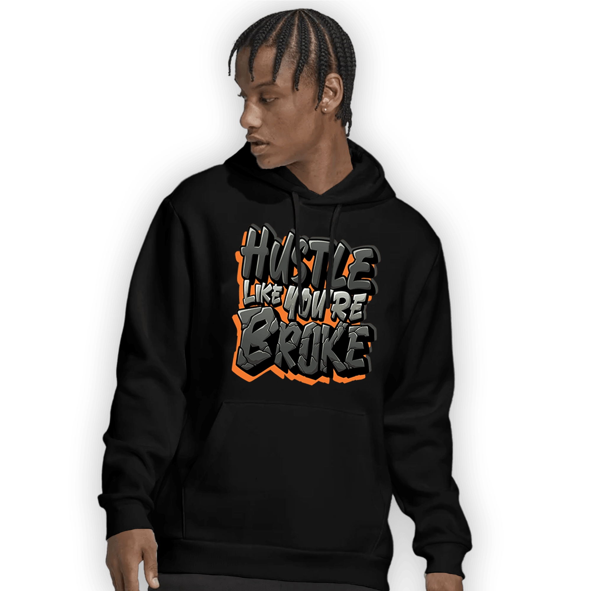 Fear Pack 3s Hoodie Match Hustle Like Broke - NastyJamz