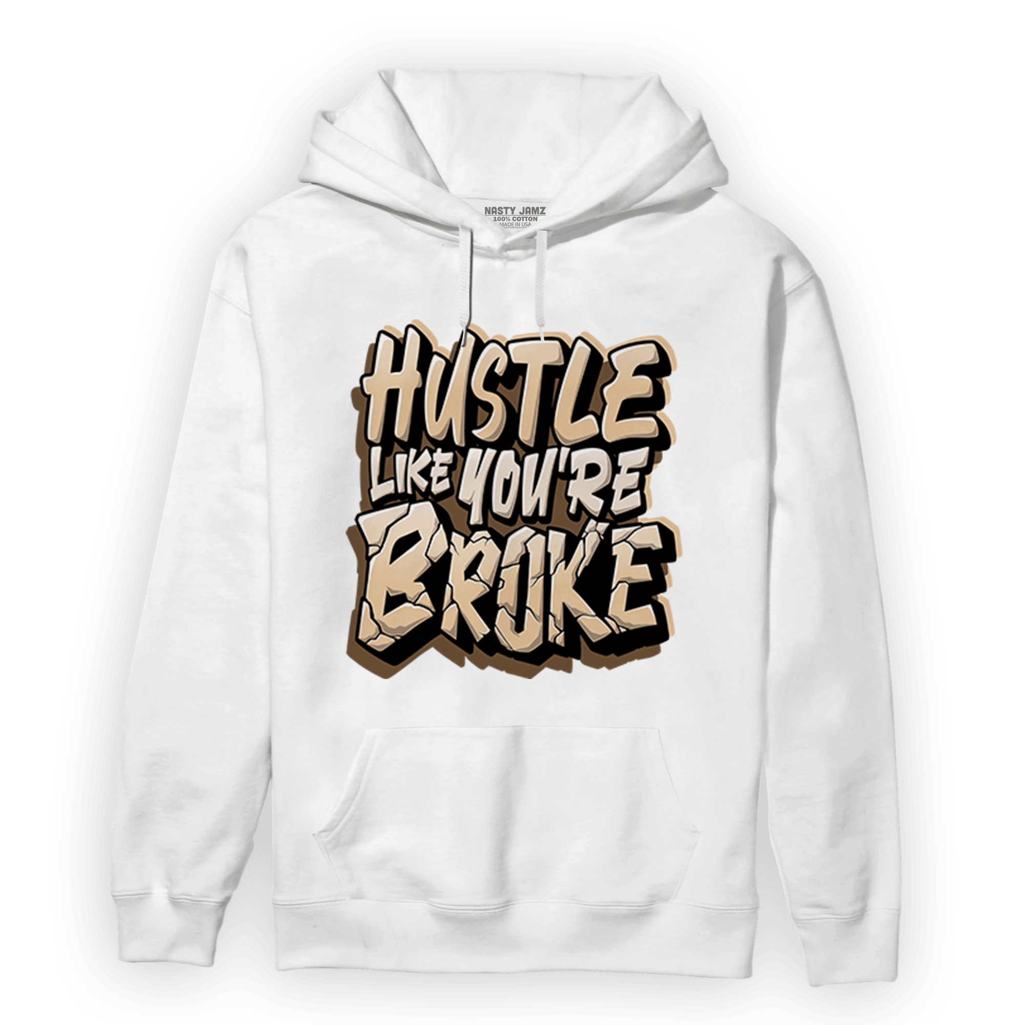 Palomino 3s Hoodie Match Hustle Like Broke - NastyJamz