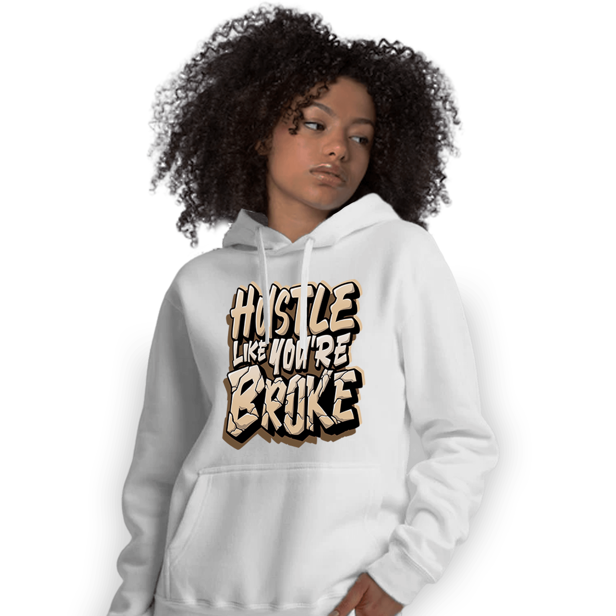 Palomino 3s Hoodie Match Hustle Like Broke - NastyJamz