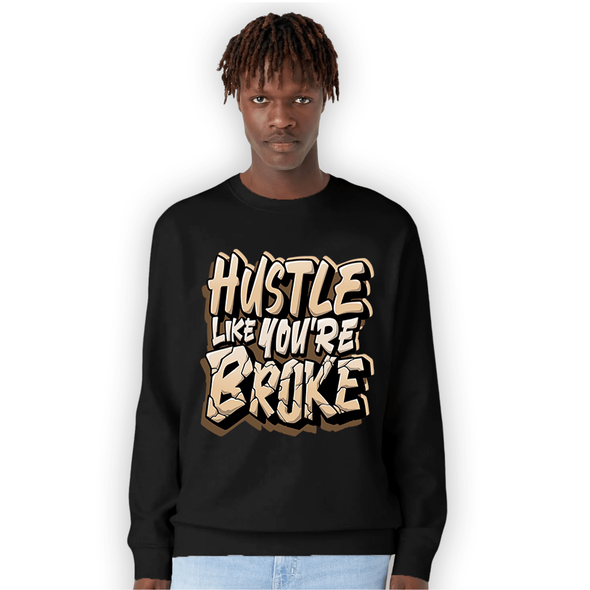 Palomino 3s Sweatshirt Match Hustle Like Broke - NastyJamz