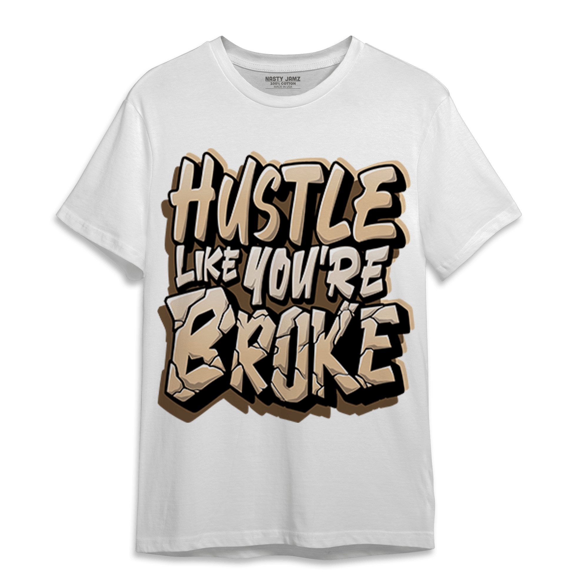 Palomino 3s T Shirt Match Hustle Like Broke - NastyJamz